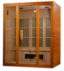 Maxxus Alpine 3-Person Low EMF FAR Infrared Indoor Sauna | MX‐J306‐02S