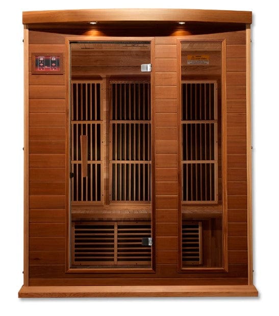 Maxxus 3-Person Low EMF FAR Infrared Indoor Sauna | MX-K306-01-CED