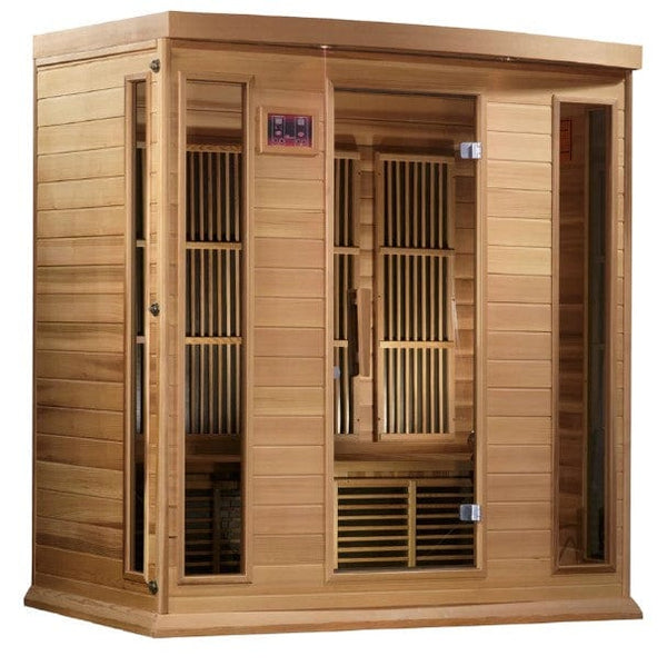 Maxxus 4-Person Low EMF FAR Infrared Indoor Sauna | MX-K406-01-CED