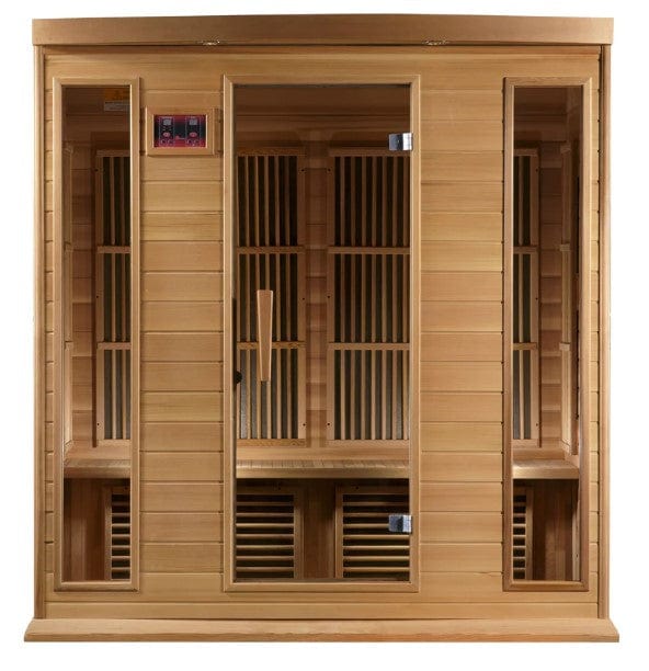 Maxxus 4-Person Low EMF FAR Infrared Indoor Sauna | MX-K406-01-CED