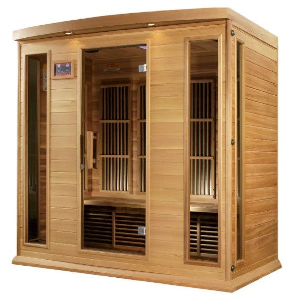 Maxxus 4-Person Low EMF FAR Infrared Indoor Sauna | MX-K406-01-CED