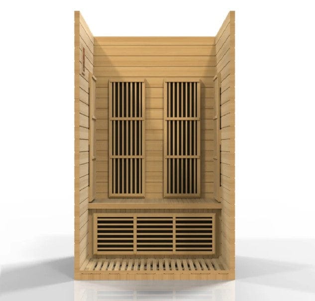 Maxxus Seattle 2-Person Near Zero EMF FAR Infrared Indoor Sauna | MX-J206-01-ZF