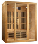 Maxxus Bellevue 3-Person Near Zero EMF FAR Infrared Indoor Sauna | MX-J306-01-ZF