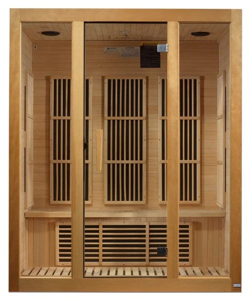 Maxxus Bellevue 3-Person Near Zero EMF FAR Infrared Indoor Sauna | MX-J306-01-ZF