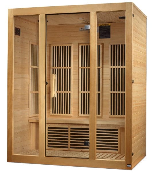 Maxxus Bellevue 3-Person Near Zero EMF FAR Infrared Indoor Sauna | MX-J306-01-ZF