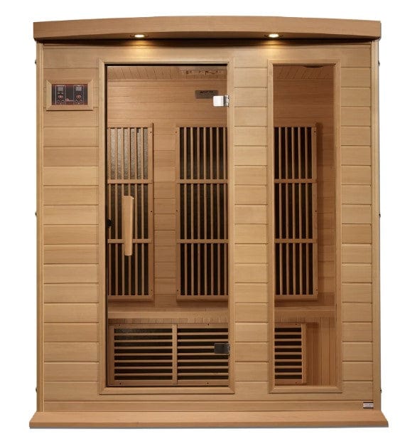 Maxxus 3-Person Near Zero EMF FAR Infrared Indoor Sauna | MX-K306-01-ZF