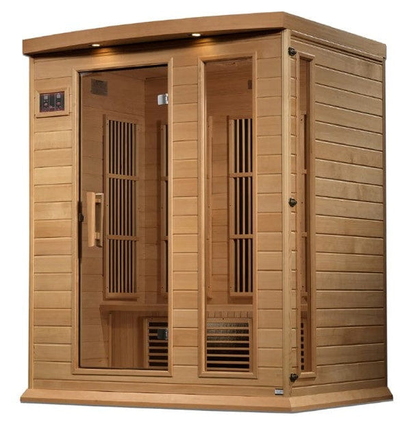 Maxxus 3-Person Near Zero EMF FAR Infrared Indoor Sauna | MX-K306-01-ZF