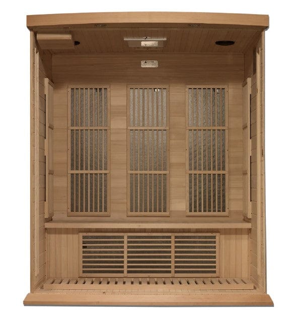 Maxxus 3-Person Near Zero EMF FAR Infrared Indoor Sauna | MX-K306-01-ZF