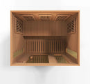 Maxxus 3-Person Near Zero EMF FAR Infrared Indoor Sauna | MX-K306-01-ZF CED