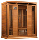 Maxxus 4-Person Near Zero EMF FAR Infrared Indoor Sauna | MX-K406-01-ZF CED