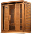 Maxxus 4-Person Near Zero EMF FAR Infrared Indoor Sauna | MX-K406-01-ZF CED