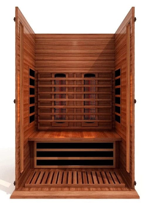 Maxxus 2-Person Near Zero EMF Full Spectrum Indoor Infrared Sauna | MX-M206-01-FS CED