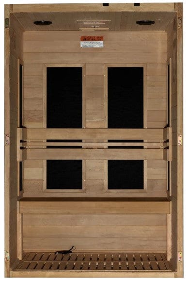 Maxxus 2-Person S-Line Low EMF FAR Infrared Indoor Sauna | MX-S206-01