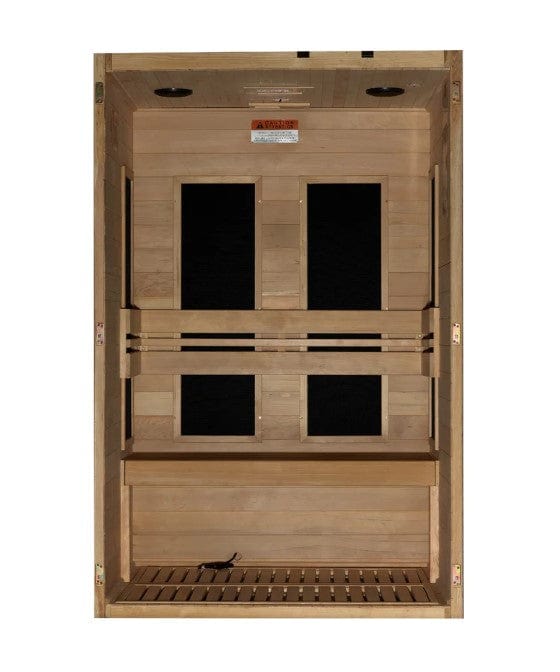 Maxxus 2-Person S-Line Ultra Low EMF FAR Infrared Indoor Sauna | MX-S206-01-ULEMF