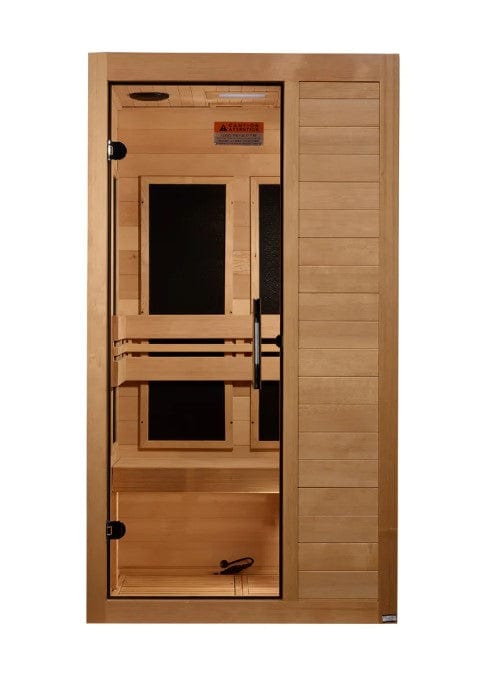 Maxxus 1-Person S-Line Ultra Low EMF FAR Infrared Indoor Sauna | MX-S106-01-ULEMF