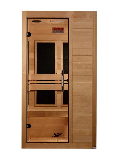 Maxxus 1-Person S-Line Low EMF FAR Infrared Indoor Sauna | MX-S106-01