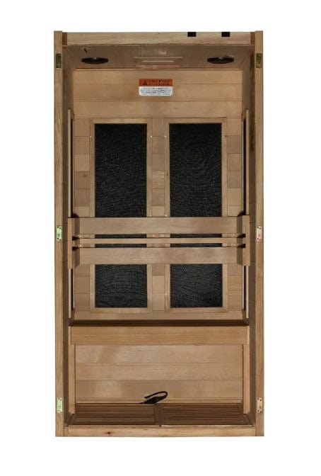 Maxxus 1-Person S-Line Low EMF FAR Infrared Indoor Sauna | MX-S106-01