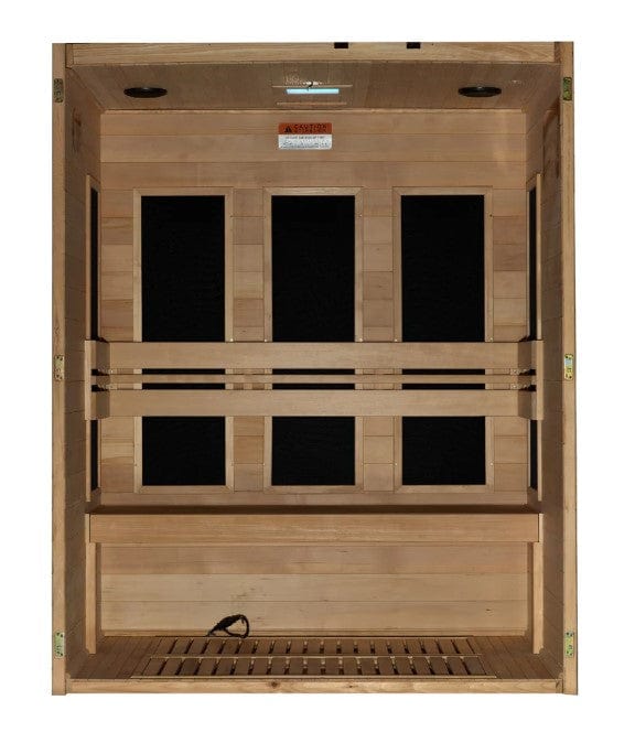 Maxxus 3-Person S-Line Ultra Low EMF FAR Infrared Indoor Sauna | MX-S306-01-ULEMF