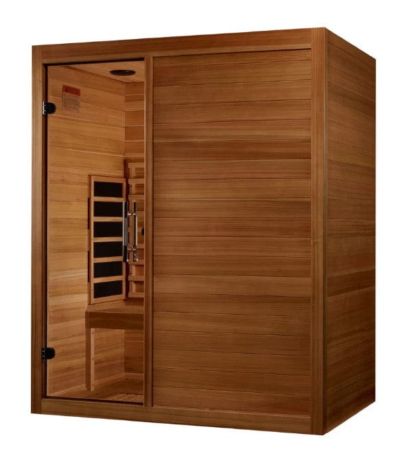 Maxxus 3-Person S-Line Full Spectrum Infrared Indoor Sauna | MX-S306-01-FS-PC