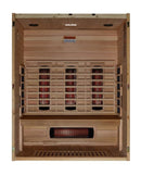Maxxus 3-Person S-Line Full Spectrum Infrared Indoor Sauna | MX-S306-01-FS-PC