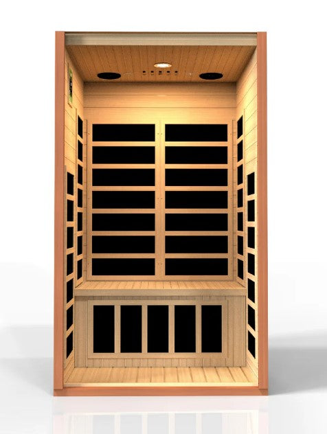 Dynamic Avila 2-Person Low EMF FAR Infrared Indoor Sauna | DYN‐6103‐01