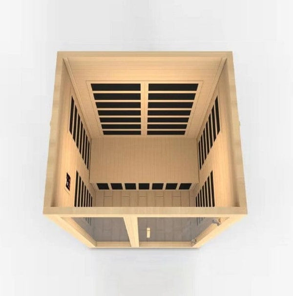 Dynamic Santiago 2-Person Low EMF FAR Infrared Indoor Sauna | DYN-6209-01