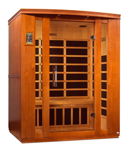 Dynamic Bellagio 3-Person Low EMF FAR Infrared Indoor Sauna | DYN-6306-02