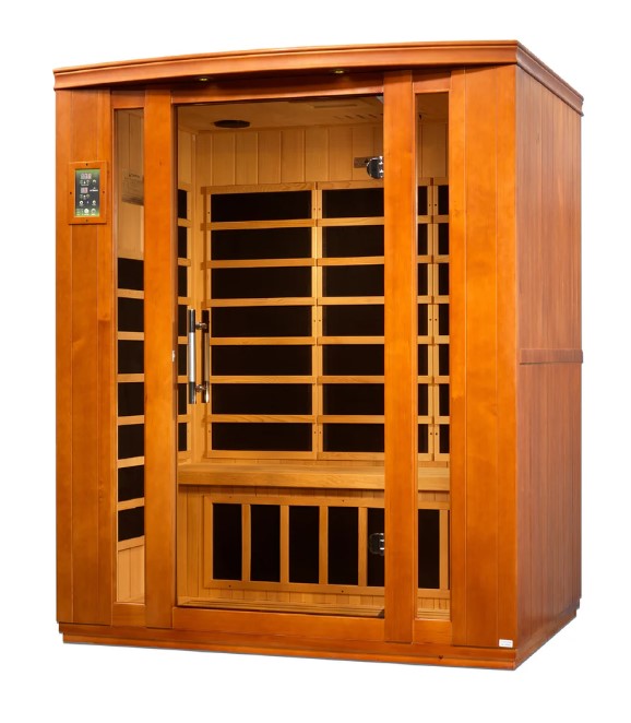 Dynamic Bellagio 3-Person Low EMF FAR Infrared Indoor Sauna | DYN-6306-02