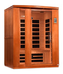 Dynamic Lugano 3-Person Low EMF FAR Infrared Indoor Sauna | DYN-6336-02