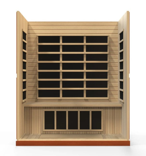 Dynamic Bergamo 4-Person Low EMF FAR Infrared Indoor Sauna | DYN-6440-01