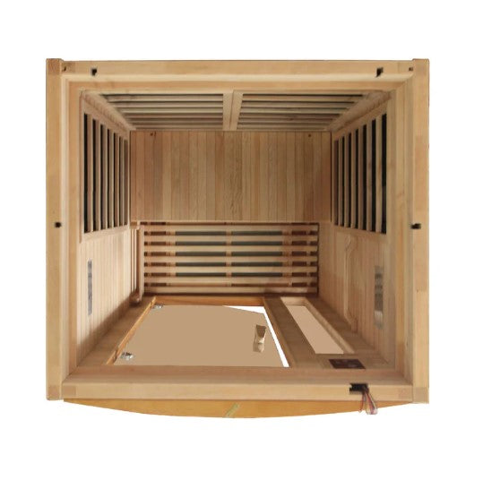 Dynamic Barcelona Elite 2-Person Ultra Low EMF FAR Infrared Indoor Sauna | DYN-6106-01-Elite