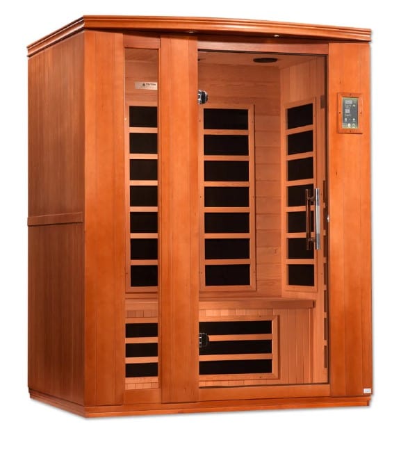 Dynamic Lugano 3-Person Ultra Low EMF FAR Infrared Indoor Sauna | DYN-6336-02 Elite