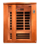 Dynamic Lugano 3-Person Ultra Low EMF FAR Infrared Indoor Sauna | DYN-6336-02 Elite