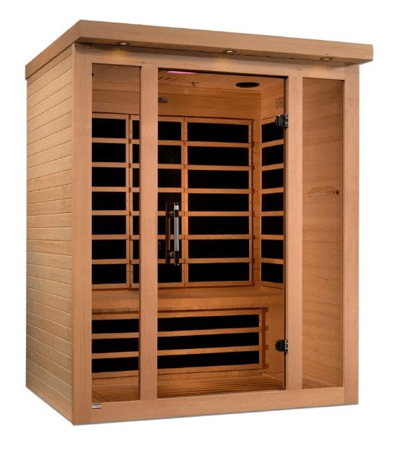 Dynamic Vila 3-Person Ultra Low EMF FAR Infrared Indoor Sauna | DYN-6315-02