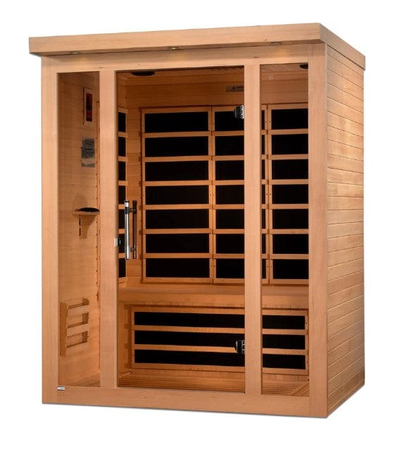 Dynamic Vila 3-Person Ultra Low EMF FAR Infrared Indoor Sauna | DYN-6315-02