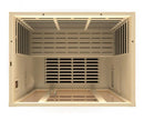 Dynamic Vila 3-Person Ultra Low EMF FAR Infrared Indoor Sauna | DYN-6315-02