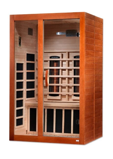 Dynamic Santiago 2-Person Full Spectrum Near Zero EMF FAR Infrared Indoor Sauna | DYN-6209-03 FS