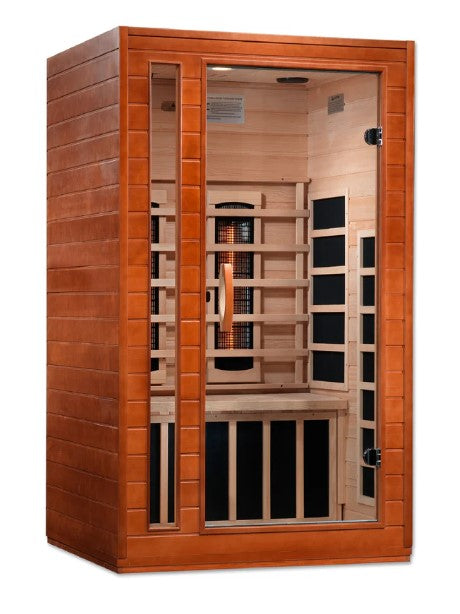 Dynamic Cordoba 2-Person Near Zero EMF Full Spectrum Infrared Indoor Sauna | DYN-6203-02 FS