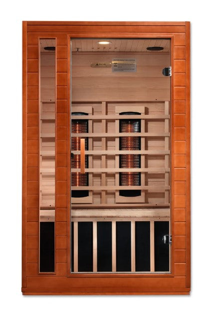 Dynamic Cordoba 2-Person Near Zero EMF Full Spectrum Infrared Indoor Sauna | DYN-6203-02 FS