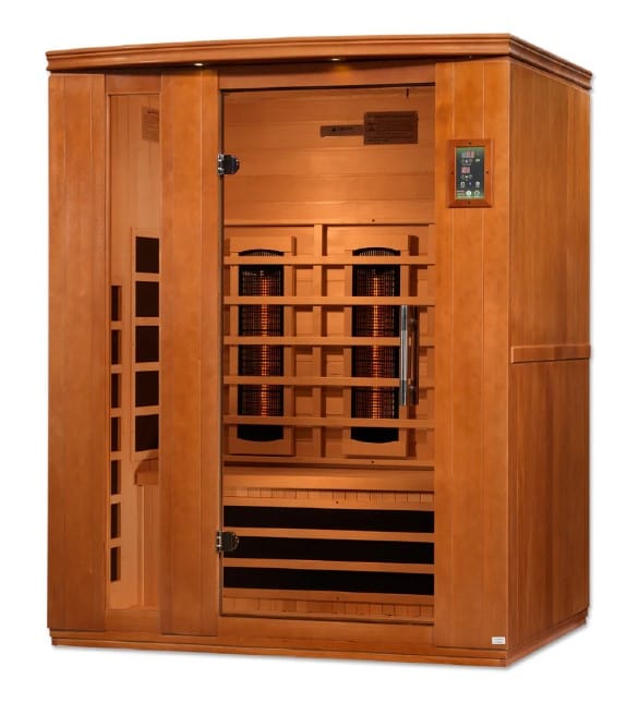 Dynamic Lugano 3-Person Near Zero EMF Full Spectrum Infrared Indoor Sauna | DYN-6336-03 FS