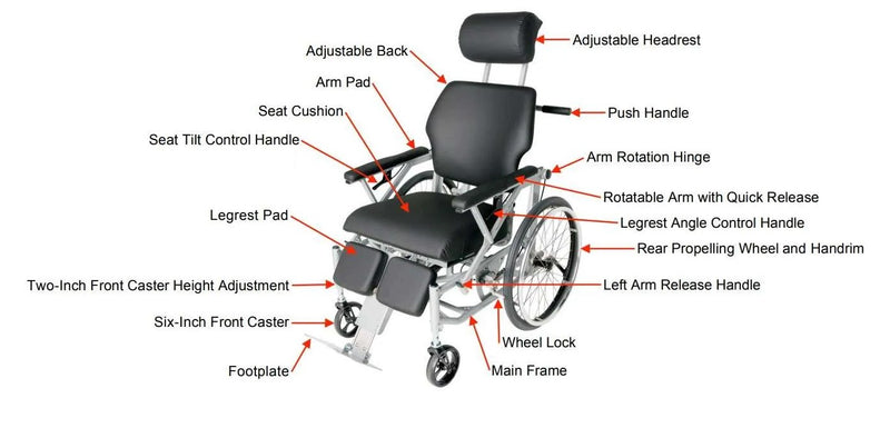 Graham Field PureTilt® Tilt-In-Space Wheelchair