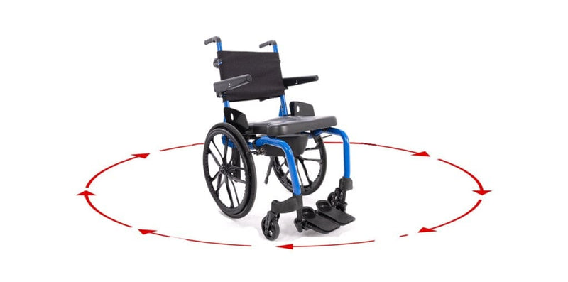 ActiveAid SC Self-Propelled Shower Commode Chair