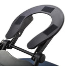 Master Massage Equipment Rio Portable Massage Chair Lightweight Strong Deluxe Adjustable Storable With Luggage Style Carrying Case, Royal Blue