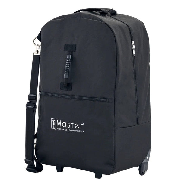 Master Massage Equipment Rio Portable Massage Chair Lightweight Strong Deluxe Adjustable Storable With Luggage Style Carrying Case, Royal Blue