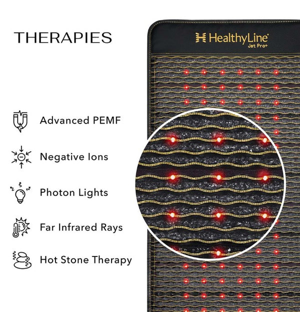 HealthyLine Jet Chair PEMF Far Infrared Heating Mat