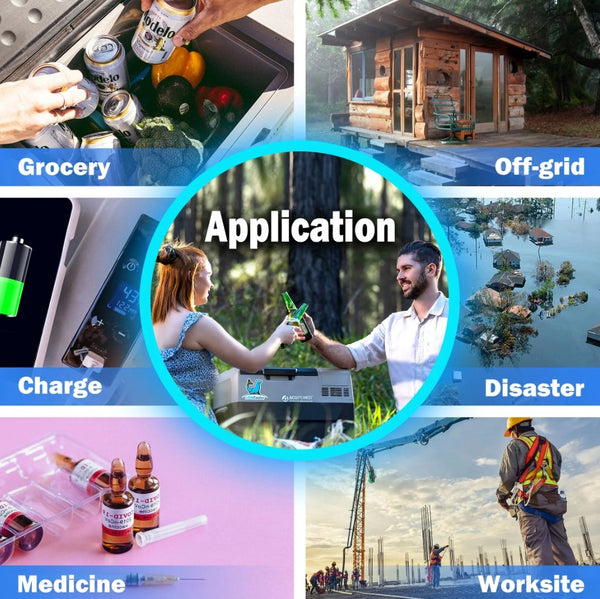 AcoPower LiONCooler Pro Portable Solar Fridge Freezer- 30L,40L,50L