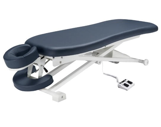 Master Massage Equipment Master Massage® 29” TheraMaster™ Flat Electric Powerlift Table Royal Blue