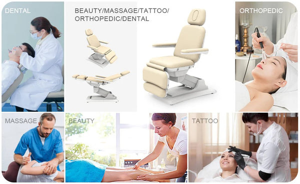 Master Massage Equipment Master Massage Sonora 240 Electric Beauty Bed with Adjustable Tilting Leg Rest & Backrest