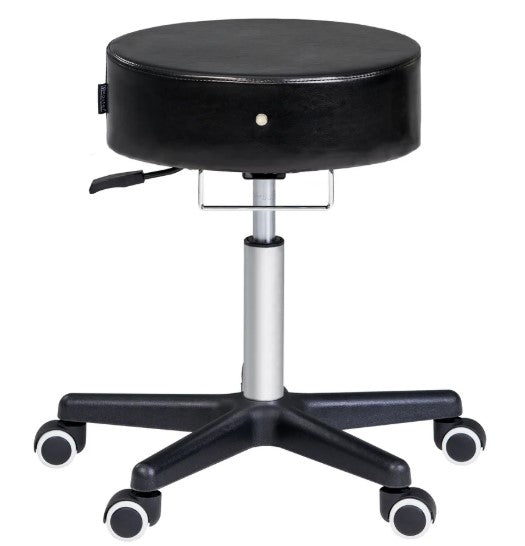 Master Massage Equipment Master Massage Glider Ergonomic Round Swivel Adjustable Rolling Hydraulic Stool