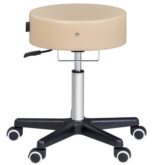 Master Massage Equipment Master Massage Glider Ergonomic Round Swivel Adjustable Rolling Hydraulic Stool